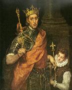 El Greco st. louis, king of france oil